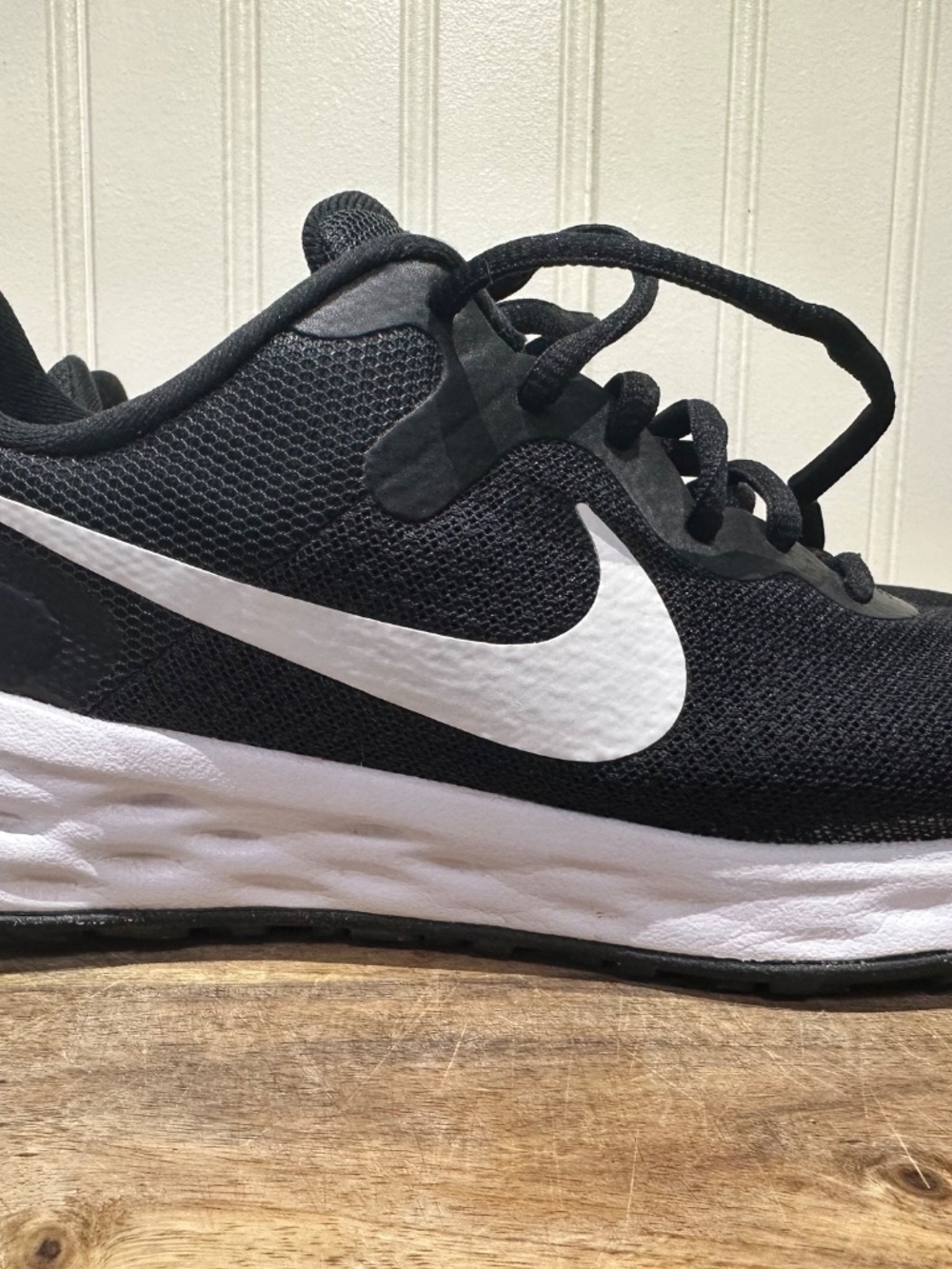 Nike Revolution 6 Next Nature Wide Black/White Sneakers DC9001-003 - Picture 5 of 9